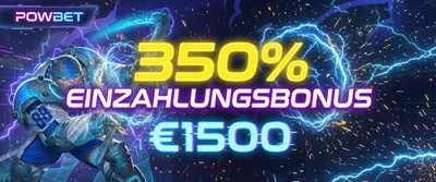 bonus powbet 350%